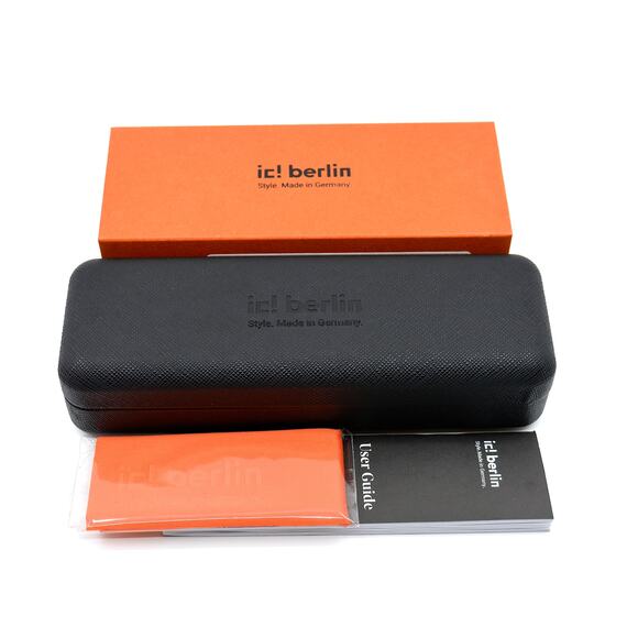 NEW IC! BERLIN EMIYO GRAPHITE AUTHENTIC EYEGLASSES FRAME - Picture 11 of 11